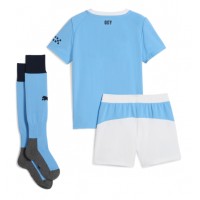 Manchester City Replika babykläder Hemmaställ Barn 2025-26 Kortärmad (+ korta byxor)